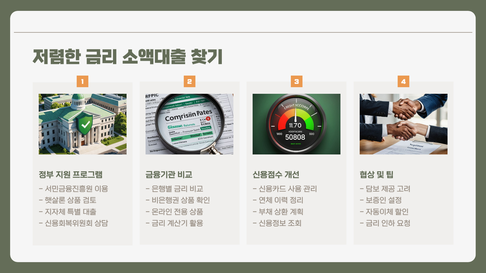 금리 소액대출 찾는 법