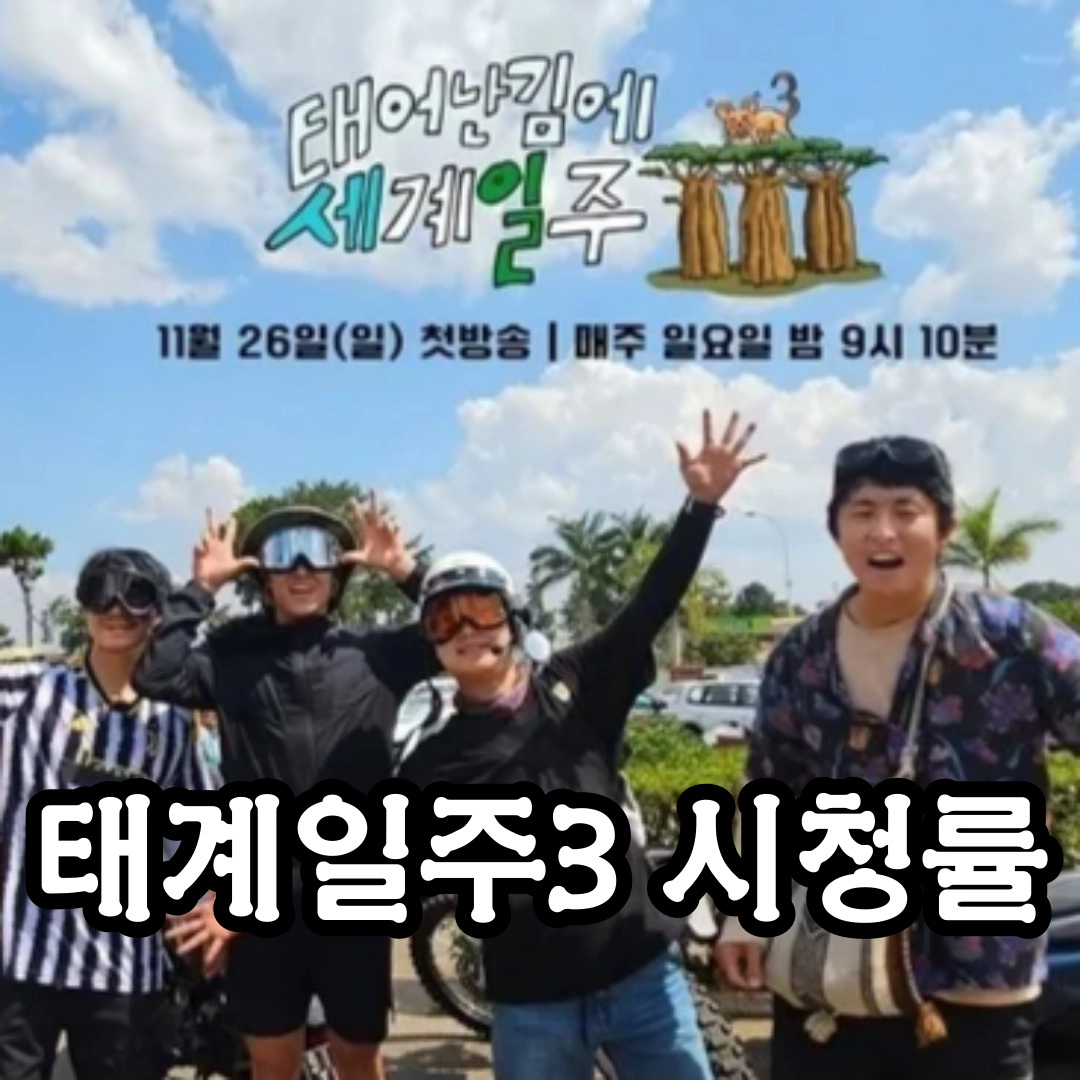 [태어난김에 세계일주3 태계일주3] 시청률