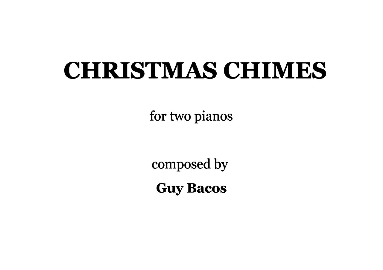 My Christmas music arr. for 2 pianos, video/score (version for 1 piano/4 hands also available) 포스트 썸네일