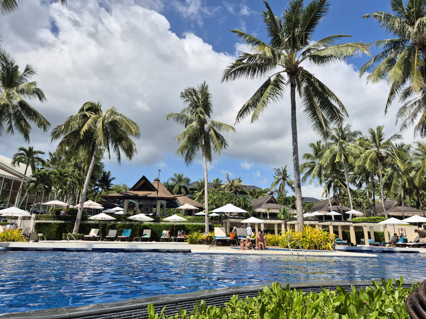 해난 리조트 해변에서 바라본 전경