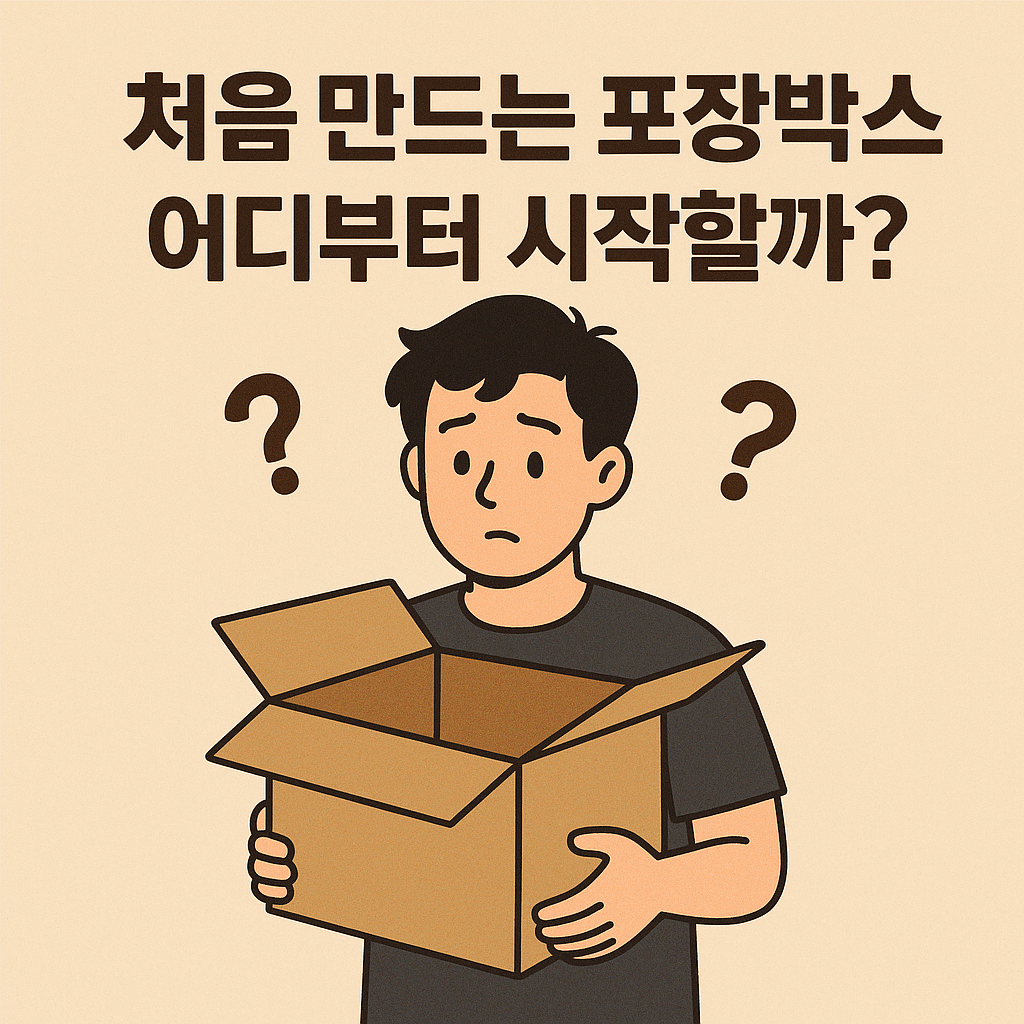 처음 만드는 포장박스, 어디부터 시작할까? 이미지