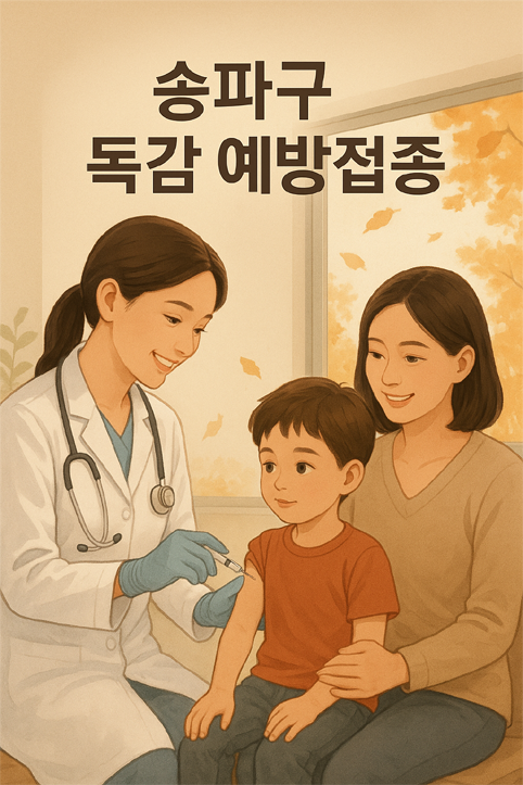 송파구 독감 예방접종 이미지