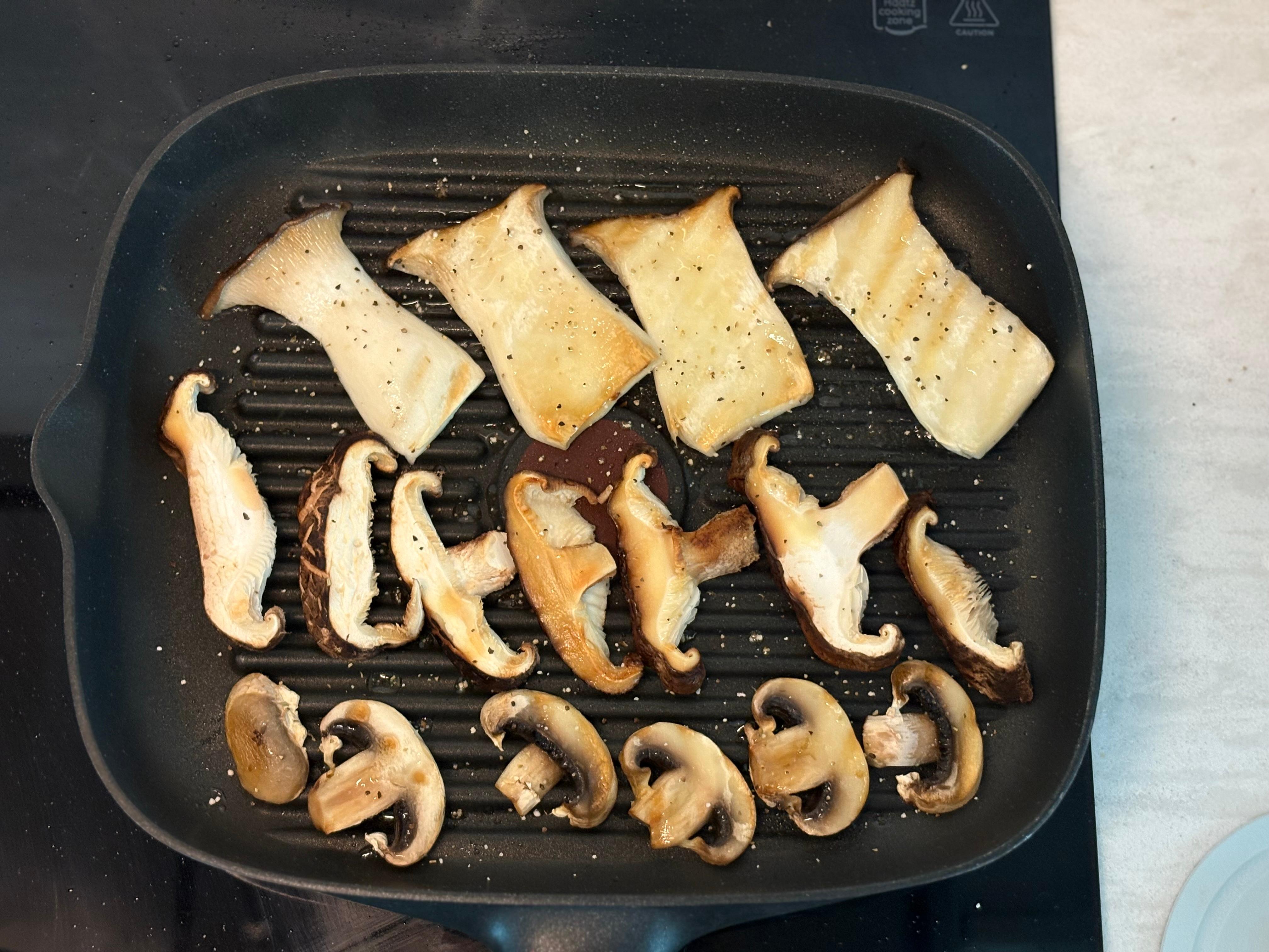 귀리 버섯 샐러드