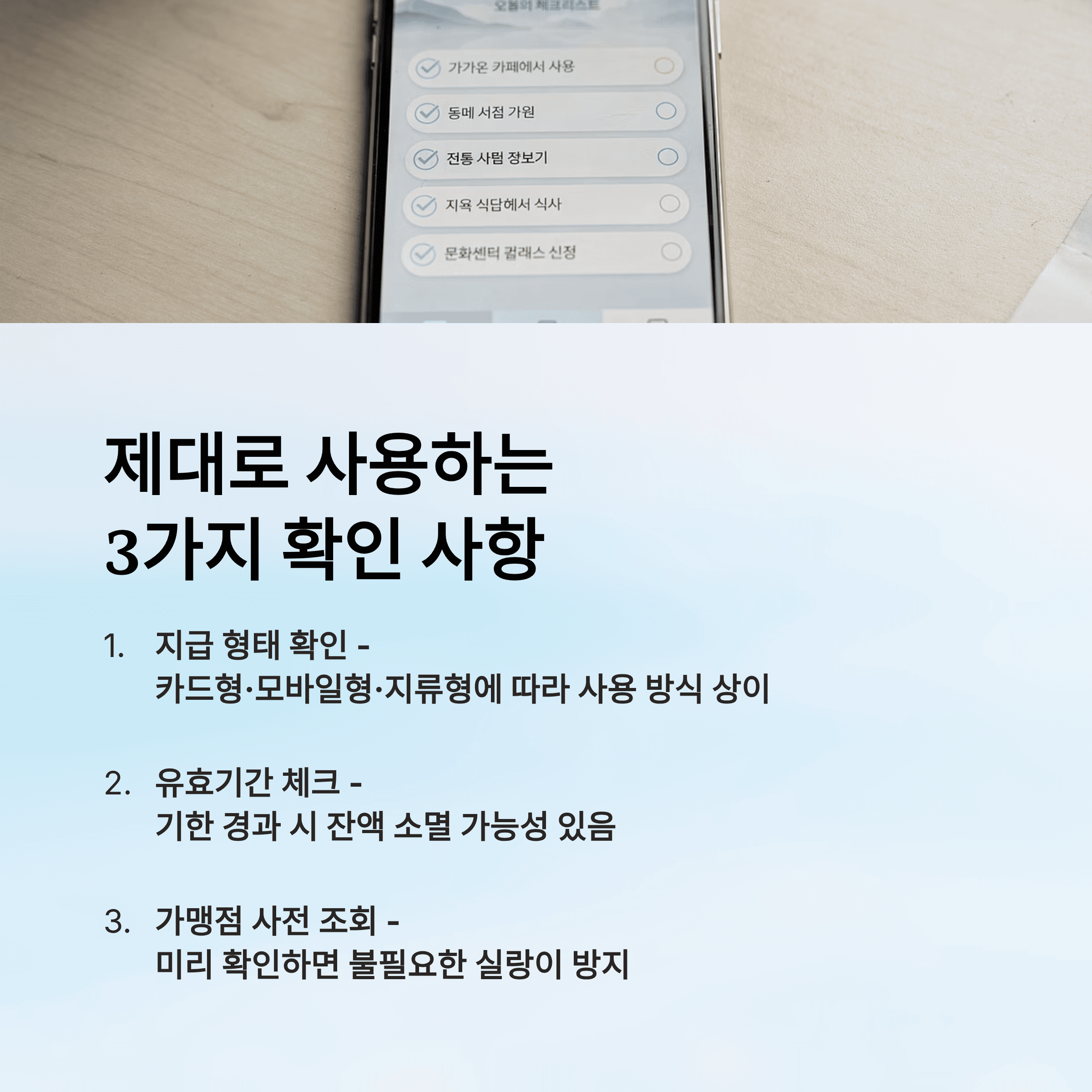지역 사랑 상품권 실제 사용처