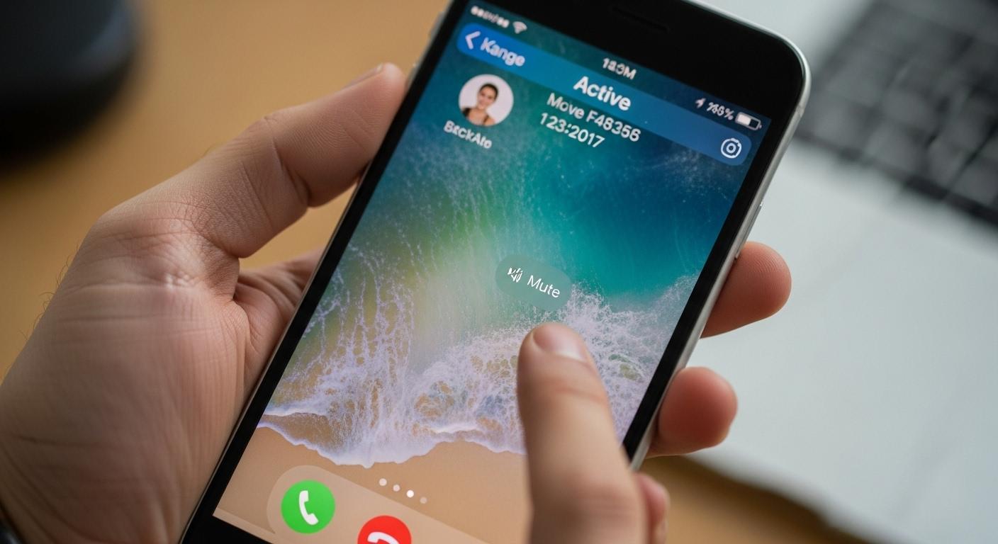 아이폰 통화녹음 소리 안들리게