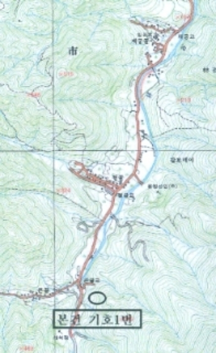 강릉지원2022타경31572 본건 기호1번 위치도
