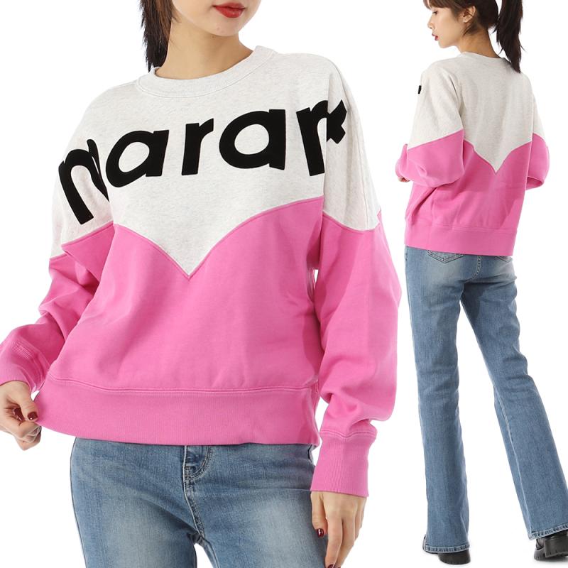 이자벨마랑 에뚜왈 휴스턴 로고 맨투맨 FUBK SW0006FA