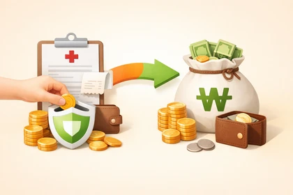 실손보험 자기부담금 적용 후 실제 환급 구조 예시2