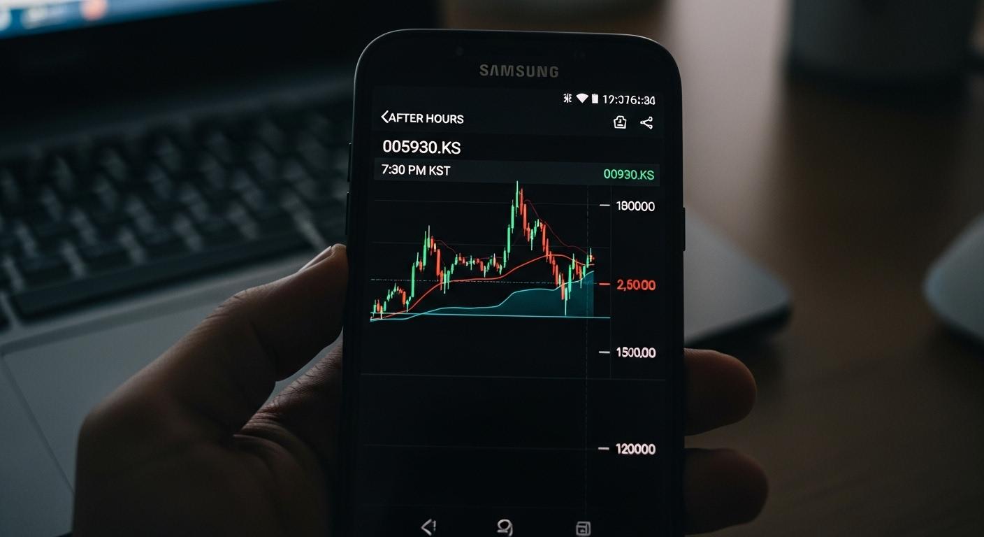 삼성전자 주가 시간외