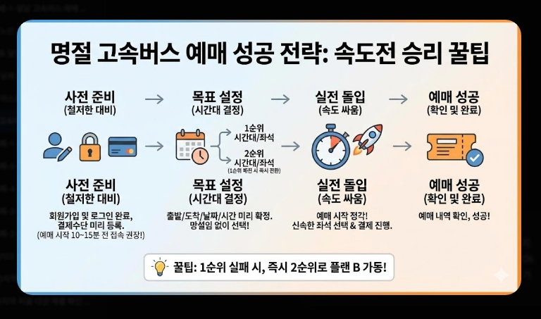설날 고속버스 예매(방법, 일정)(2026년 + 꿀팁)