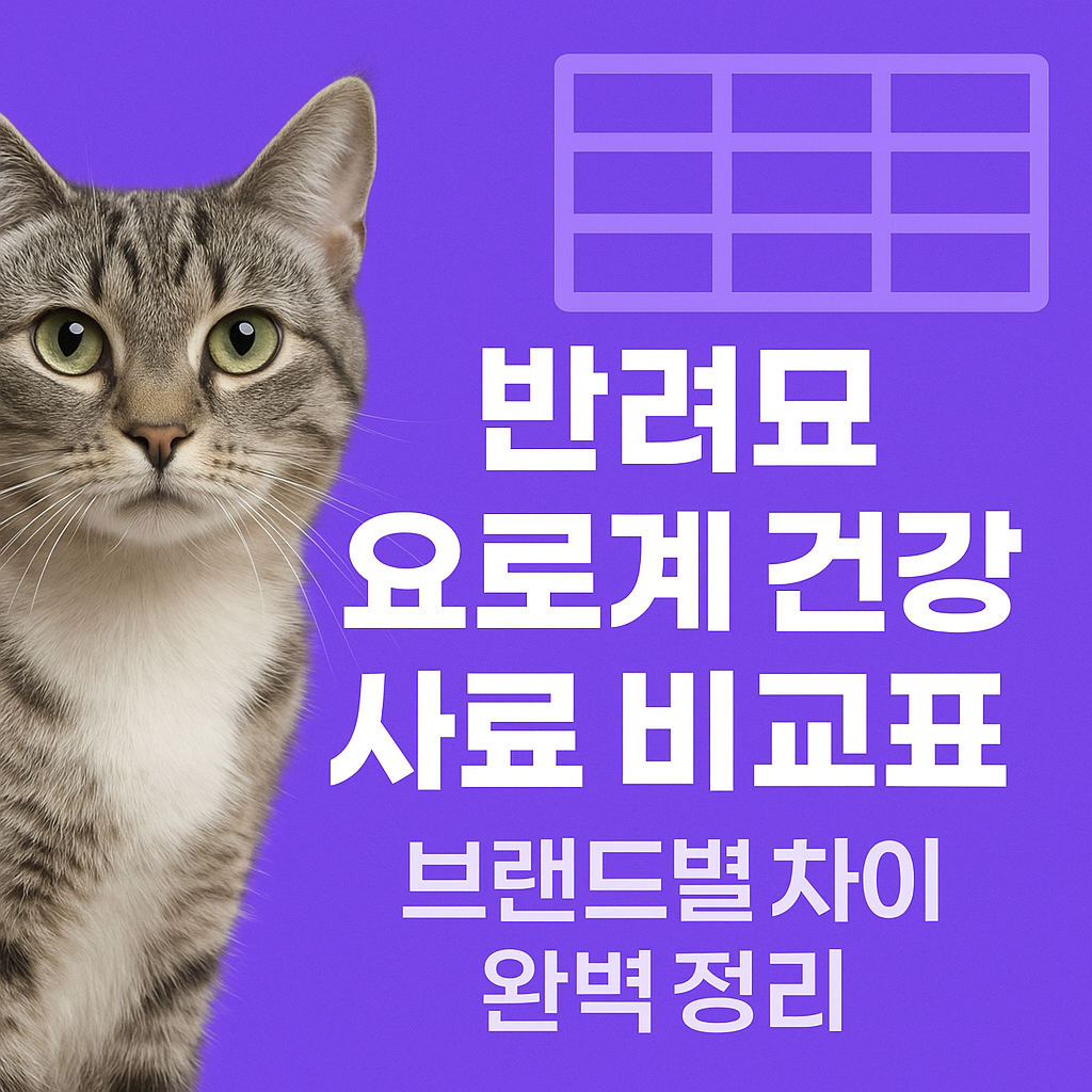 반려묘 요로계 건강 사료