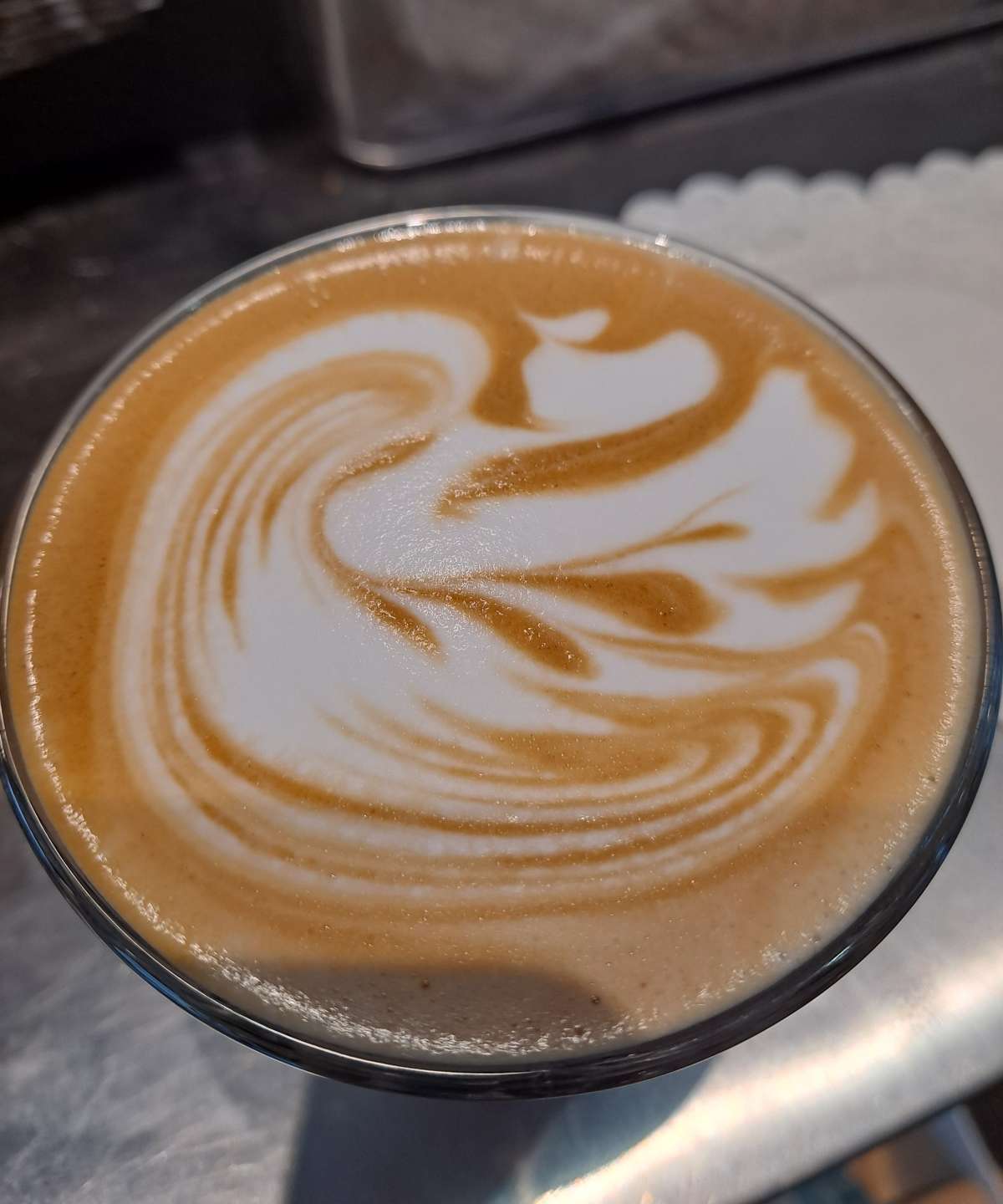 라떼아트 스완연습중