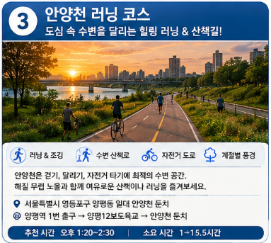 안양천 러닝코스