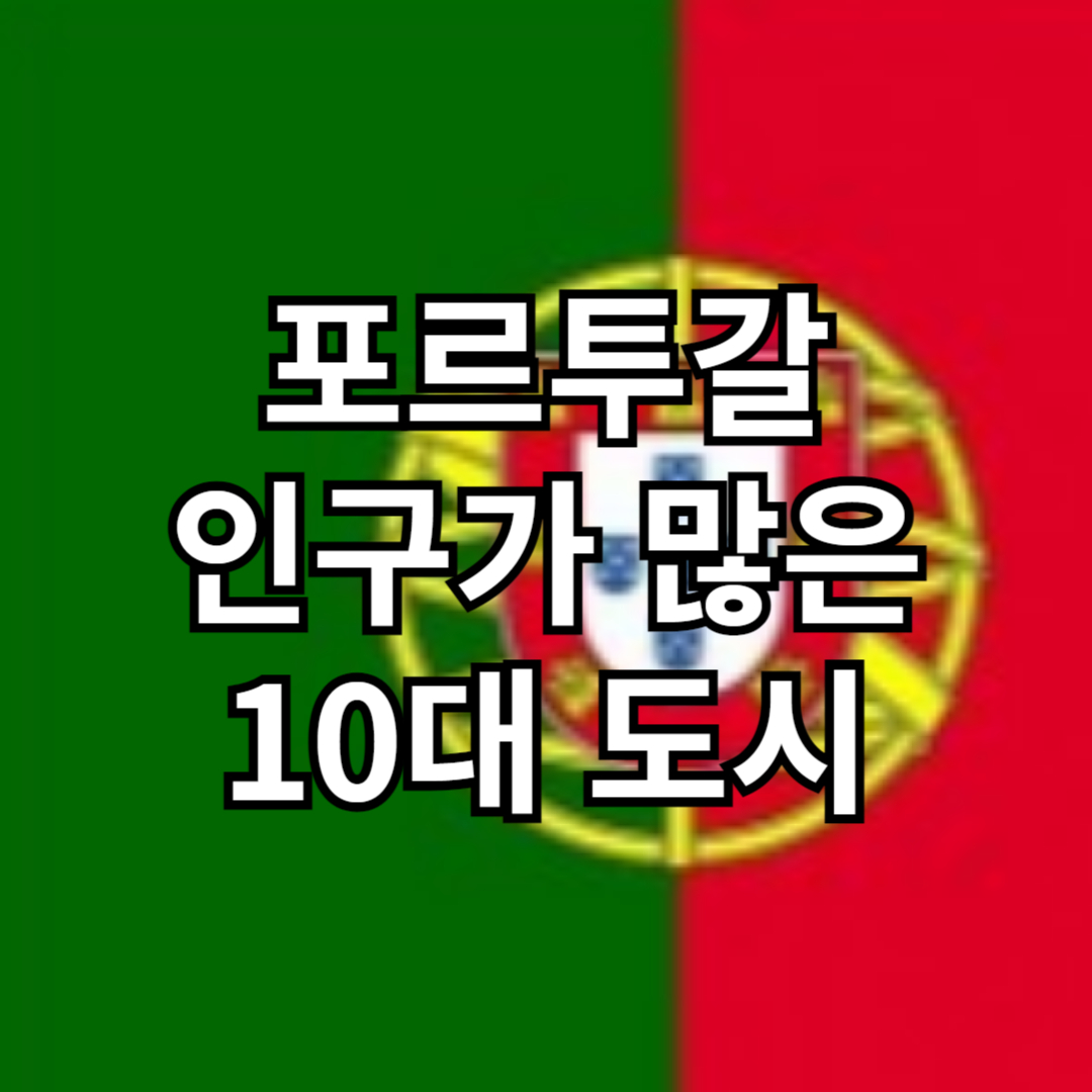 포르투갈 인구가 많은 10대 도시 순위