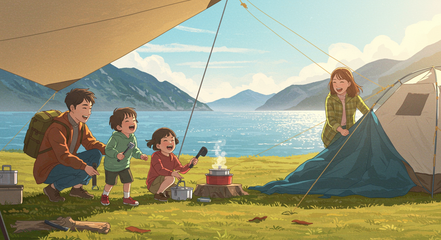 속초 가족 캠핑