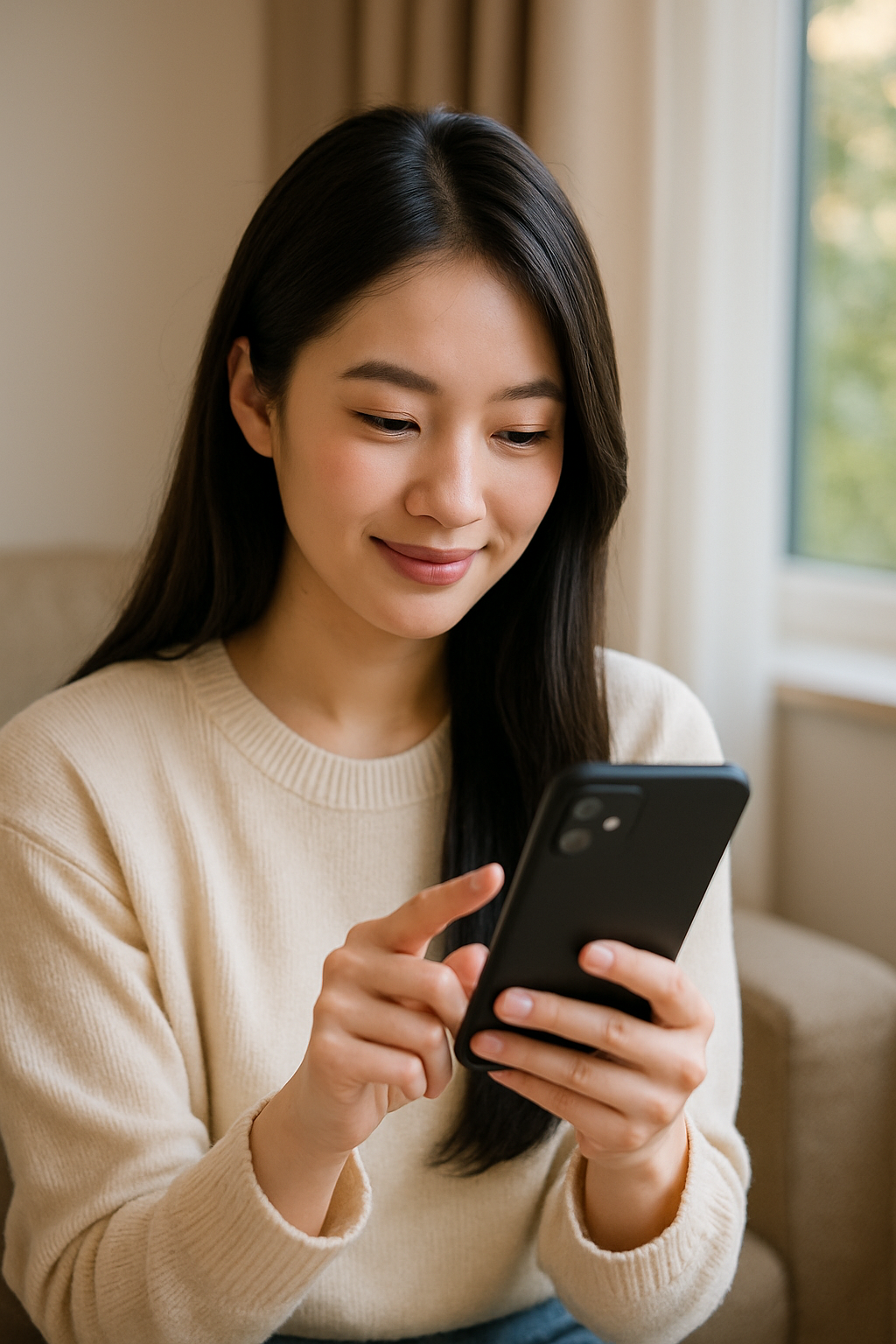 2025 햇살론 모바일로 신청 자격을 확인하는 청년여성