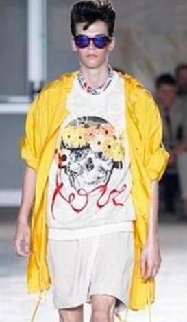 해골프린트 남성복들 화보3