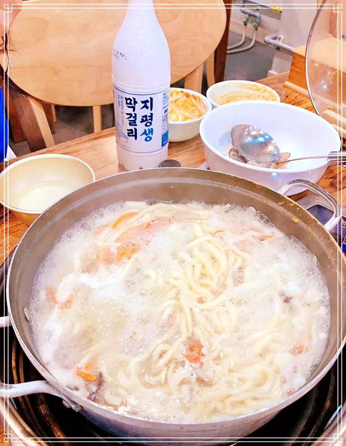 인천 서구, 원당 맛집 자가제면, 수타면, 뜨끈한 바지락 해물 칼국수, 팥칼국수