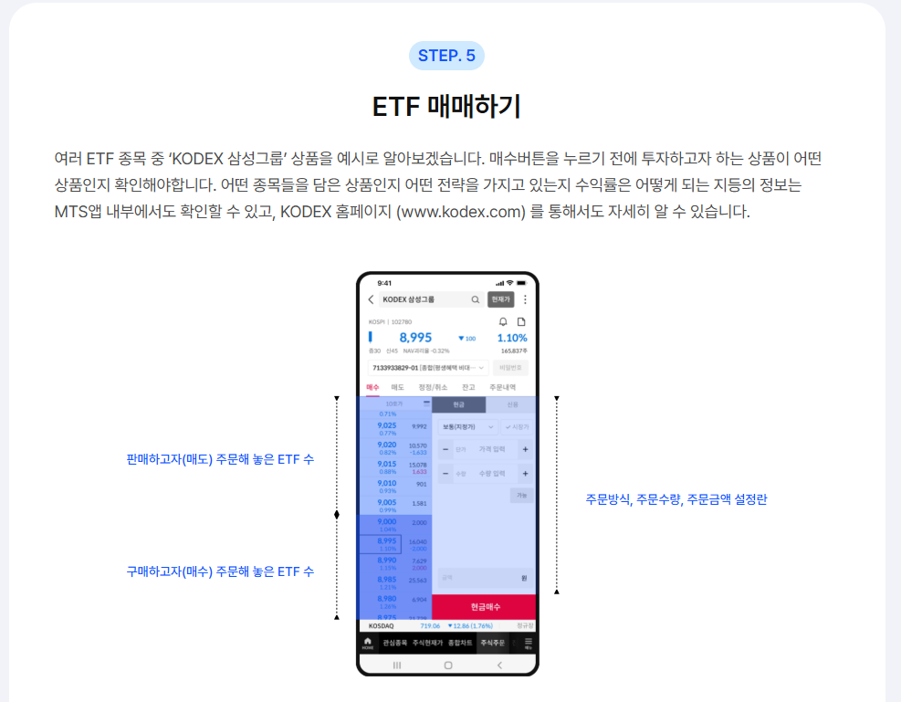 금 ETF 주식 거래 방법