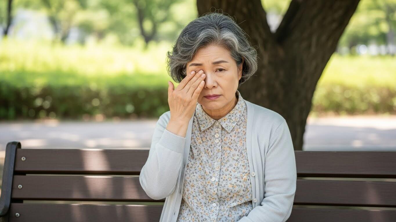 녹내장 초기증상 사진 2