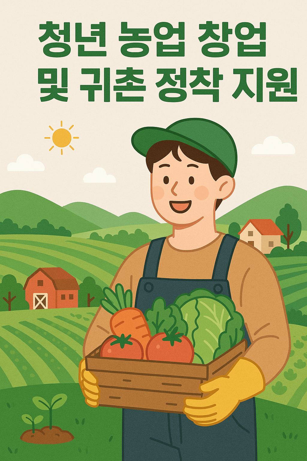 청년 농업 창업 및 귀촌 정착 지원 이미지