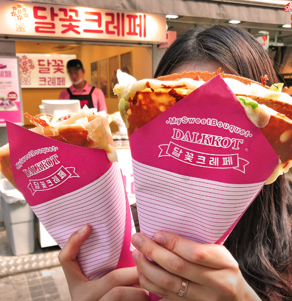 달꽃크레페 대표 메뉴 
