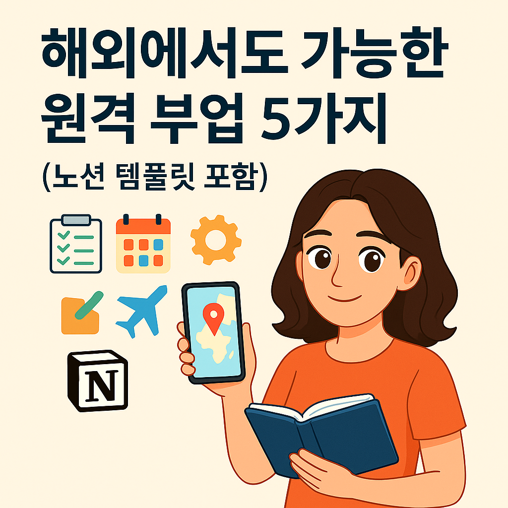 해외에서도 가능한 원격 부업