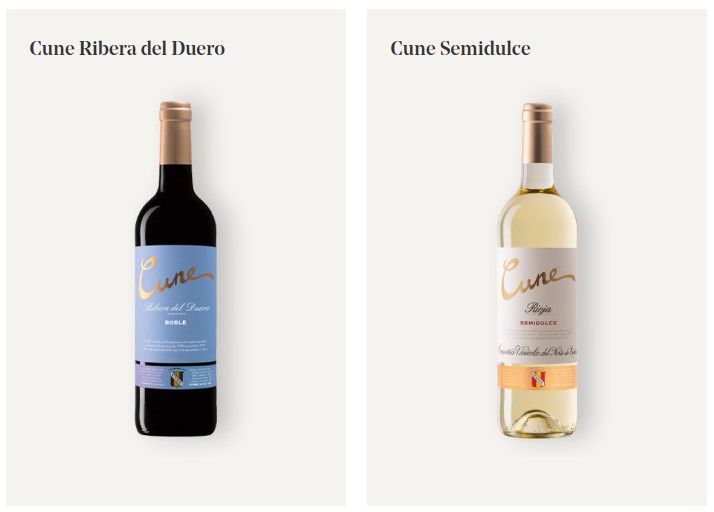 CUNE REIVER DEL DUERO
CUNE SEMI DULCE