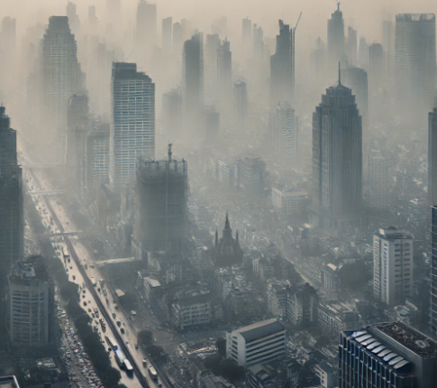 미세먼지 많은 도시