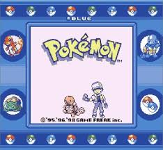 포켓몬스터 블루 게임 화면