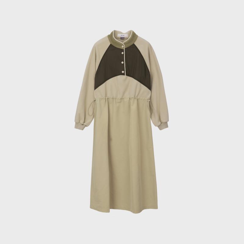 쥬시쥬디 화섬배색플리스원피스 JWOP727B