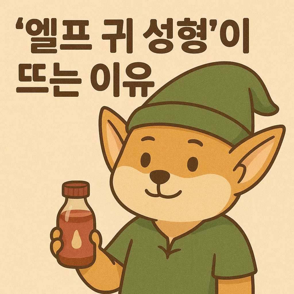 2025년 대세 ‘엘프귀 성형’이 뜨는 이유와 얼굴형별 맞춤 팁