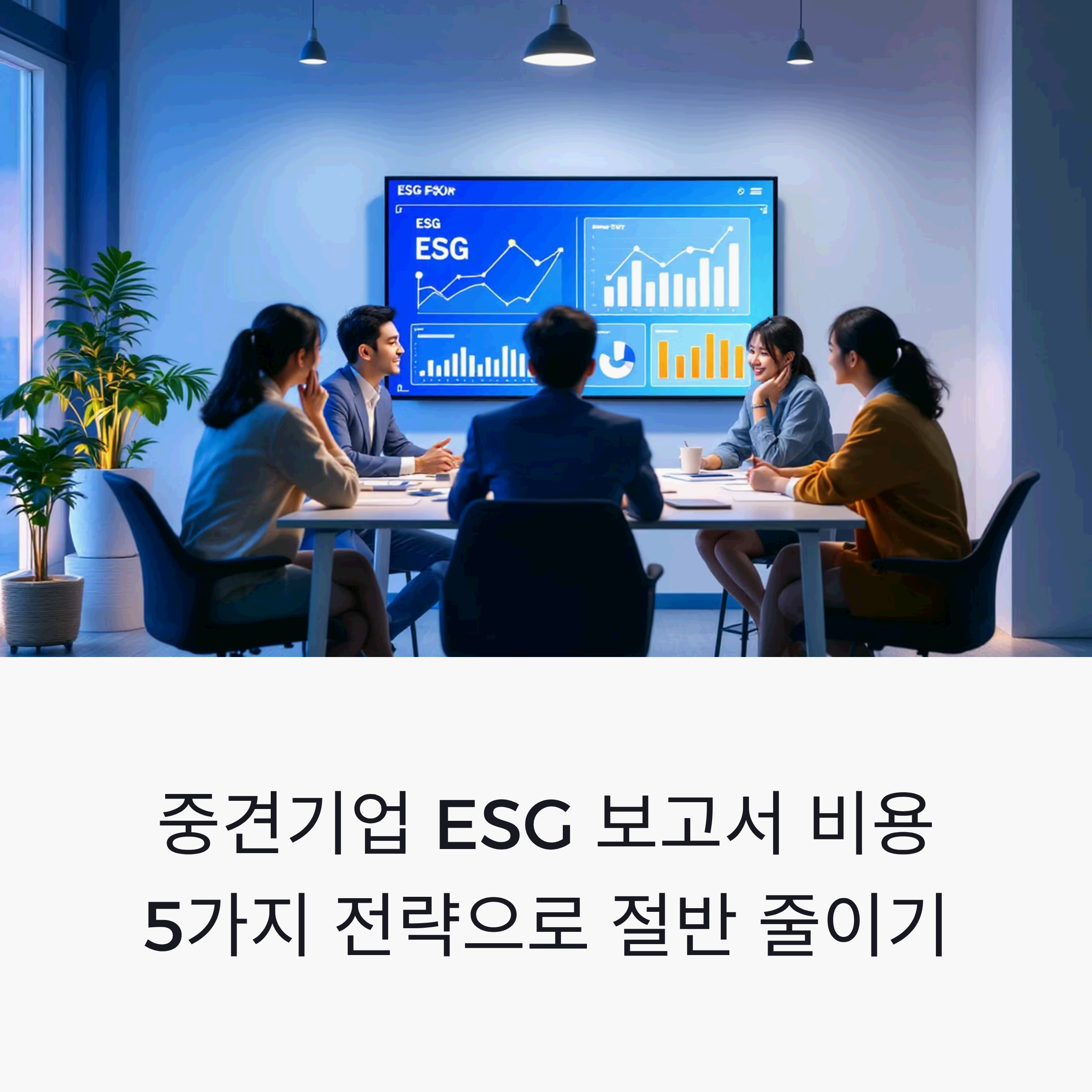 중견기업 ESG 보고서 작성 비용 절감을 위한 5가지 핵심 전략