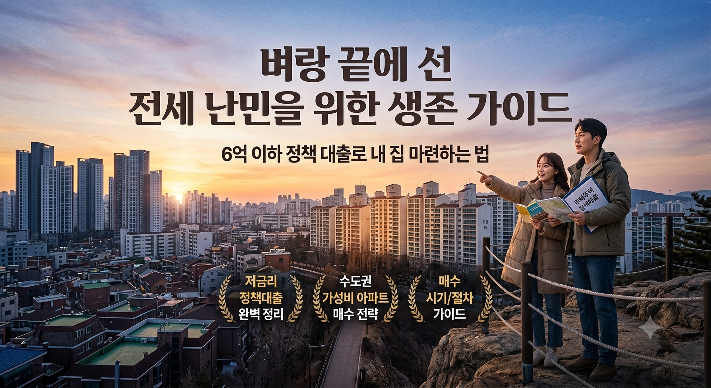6억 이하 정책 대출로 내 집 마련하는 법