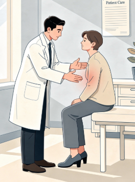 오른쪽 옆구리 통증 의심되는 병