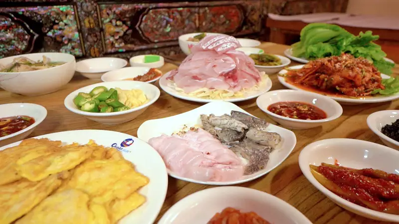 신계숙의 맛터싸이클 다이어리 민어회무침, 민어전, 민어맑은탕, 부레, 껍질, 민어회 코스요리 맛집 추천
