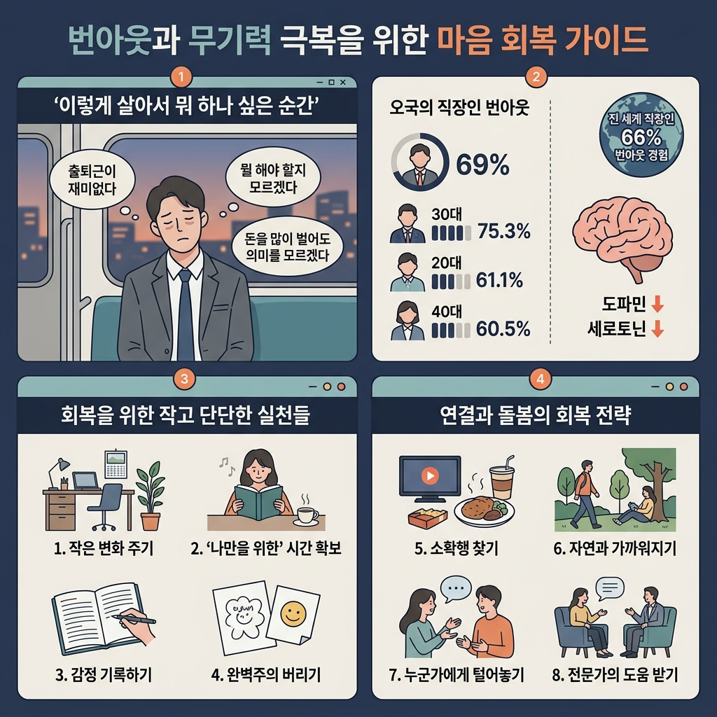 무기력증과 번아웃 극복 (이렇게 살아서 뭐 하나 싶을 때, 언덕을 넘는 법)