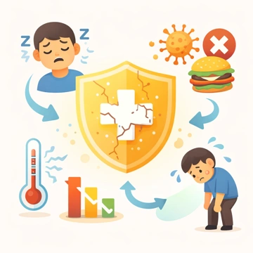 면역력 저하 원인으로 나타나는 몸 변화 신호17