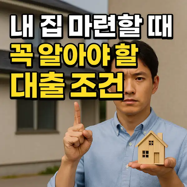 내 집 마련할 때 꼭 알아야 할 대출 조건