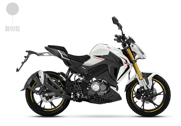 하얀색 오토바이