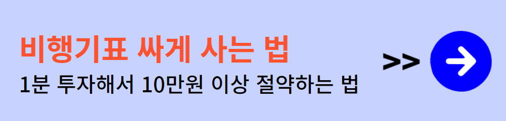 비행기표 싸게 사는 법