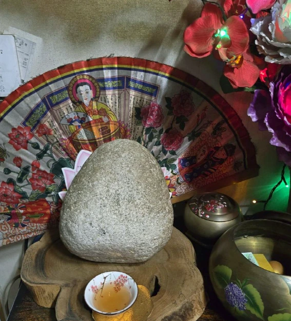 12신령 부채와 돌