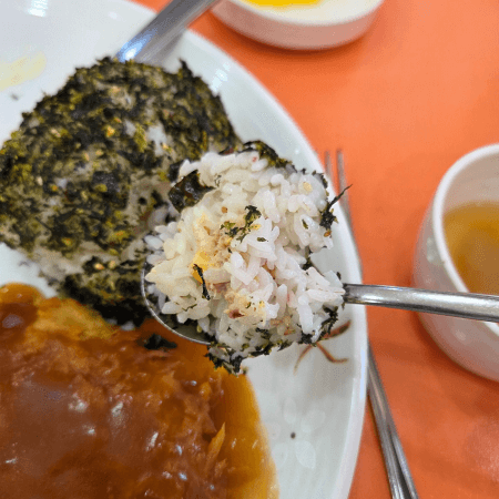 가성비 좋은 식당 맛있는 집 소풍 미아본점 A세트 참치 주먹밥