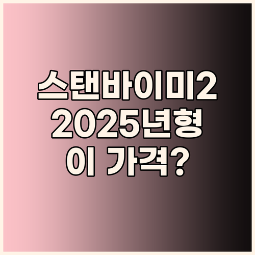 LG 스탠바이미2: 2025년형 모델..