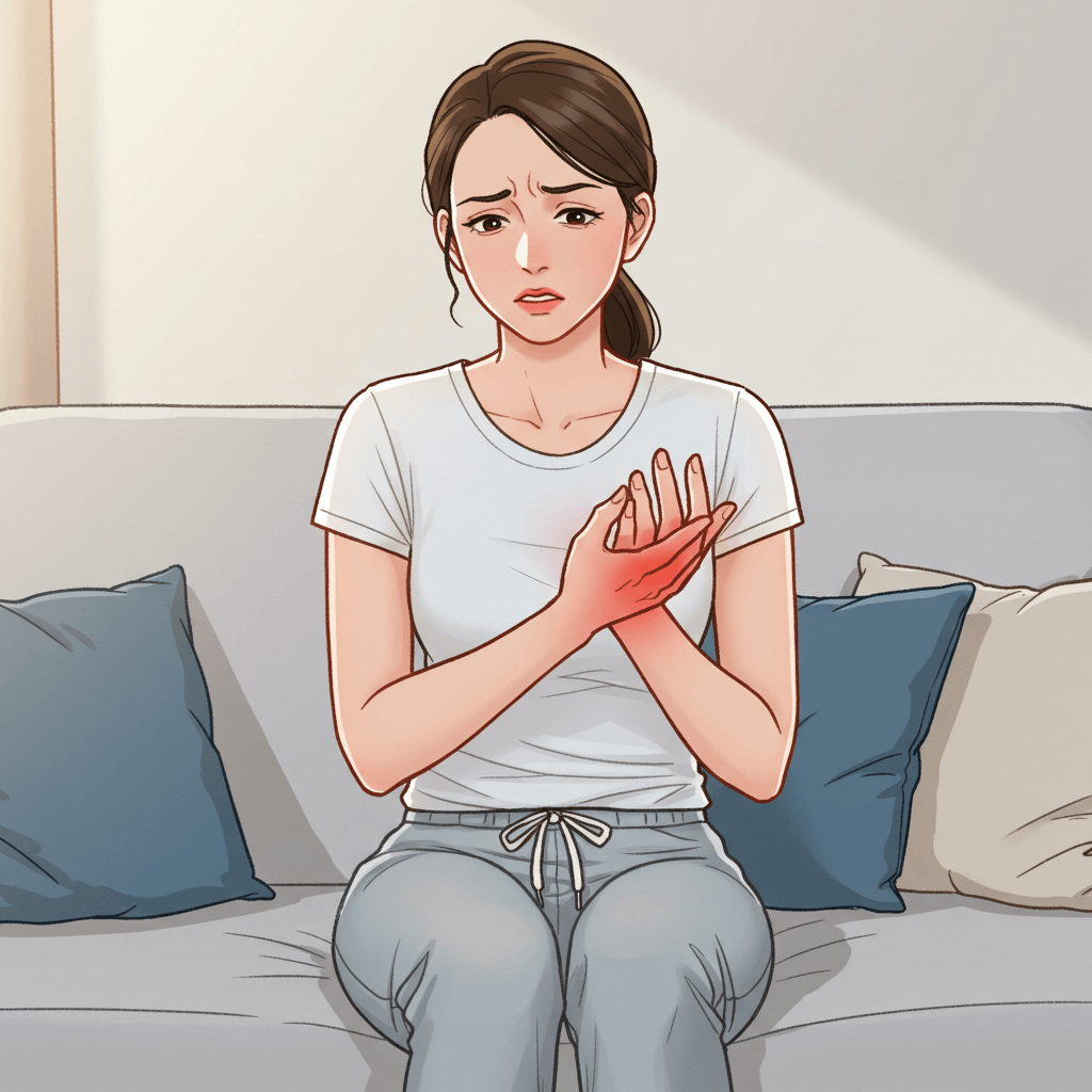 손가락 끝이 저린 이유