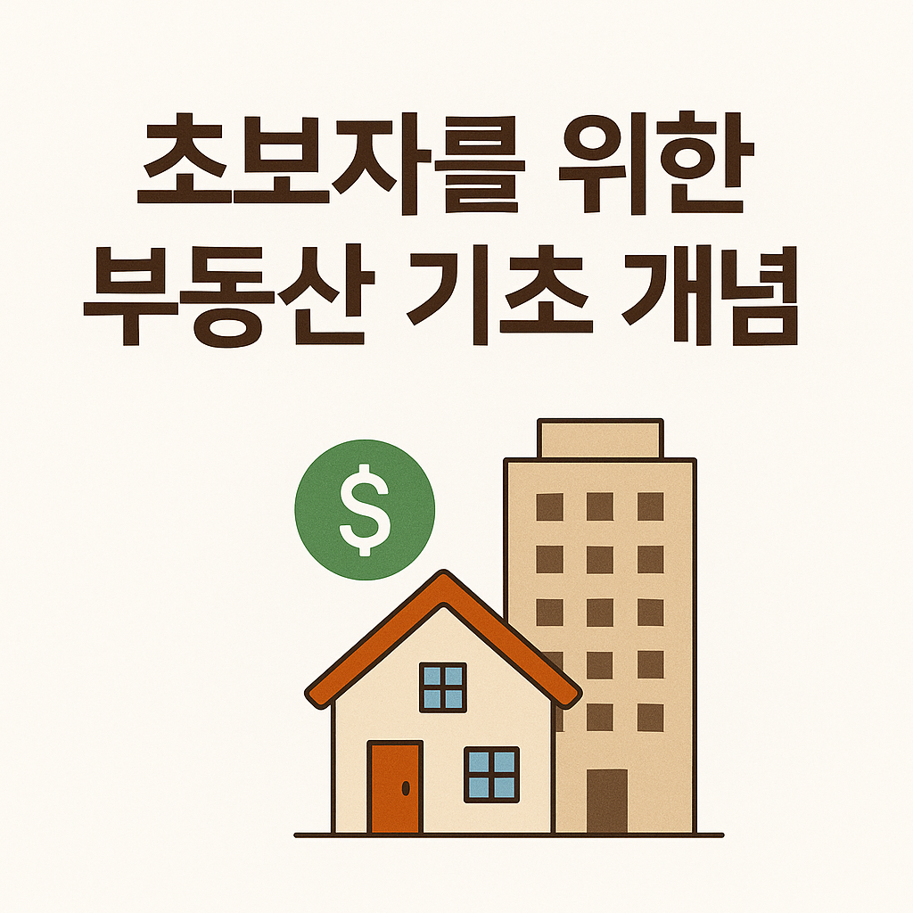 부동산 초보자를 위한 부동산 기초 개념이란 쎔네일 이미지