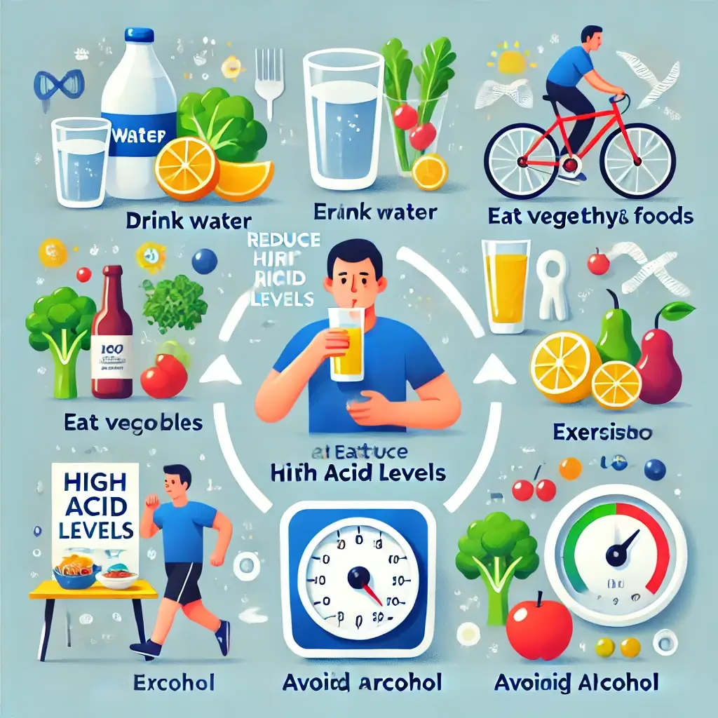 요산수치를 줄이는 방법