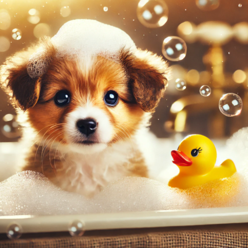 강아지 목욕 방법