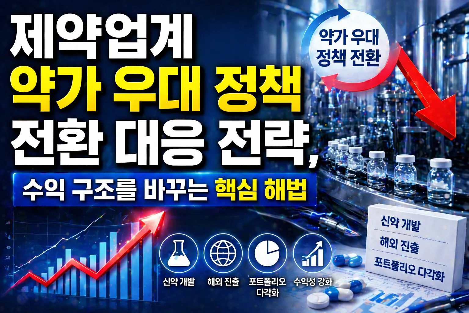 제약업계 약가 우대 정책 전환 대응 전략