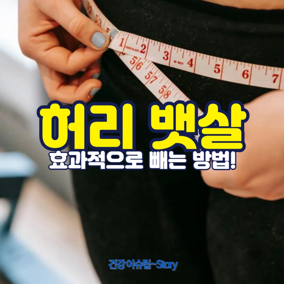 허리 뱃살을 효과적으로 빼는 방법